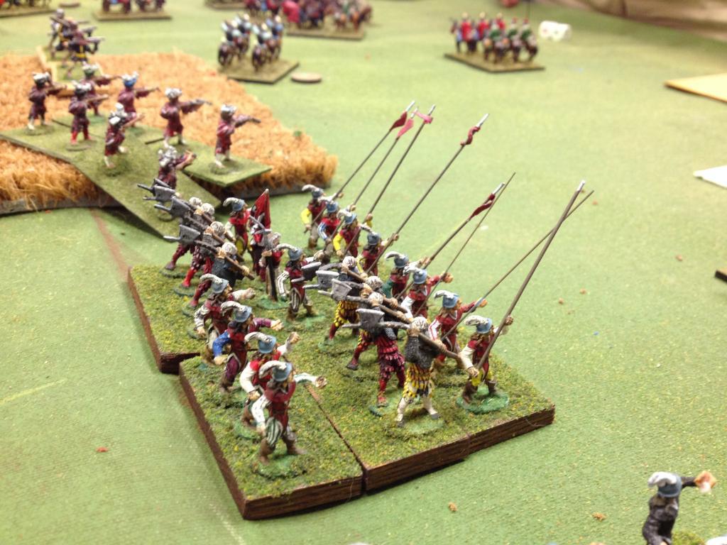 Swiss Pikemen Advancing Swiss Pikemen Advancing