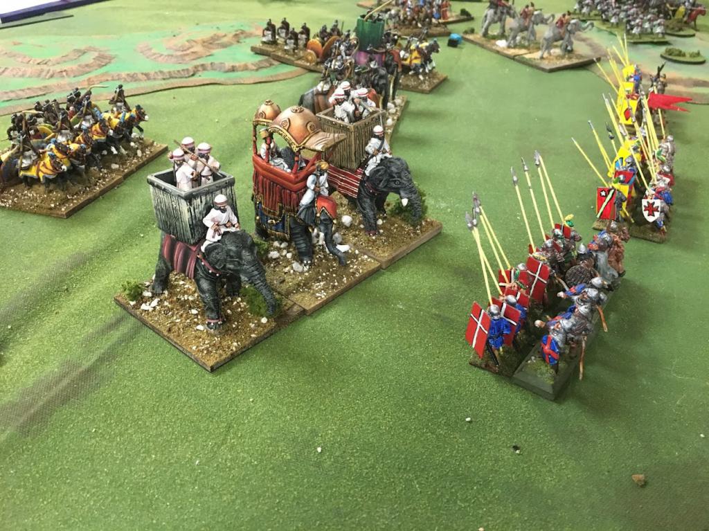 Medieval French Spear Hold Off Elephants Medieval French Spear Hold Off Elephants