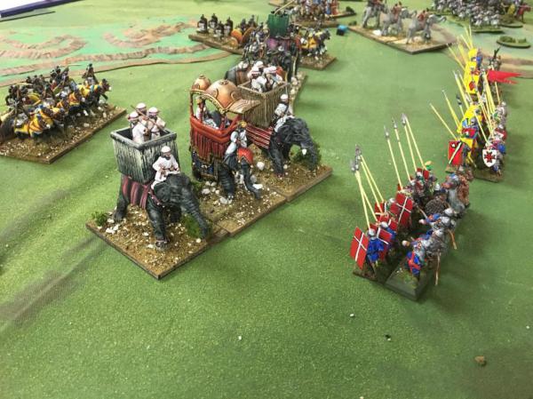 Medieval French Spear Hold Off Elephants Medieval French Spear Hold Off Elephants