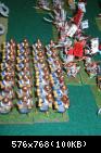 Dick Hurchanik's Feudal Japanese samurai attack Kollmer's Alexandrian Imperial phalanx. Dick Hurchanik's Feudal Japanese samurai attack Kollmer's Alexandrian Imperial phalanx.