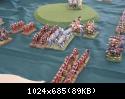 Matt W's legion and Bill's Varangians locked in mortal combat. Matt W's legion and Bill's Varangians locked in mortal combat.